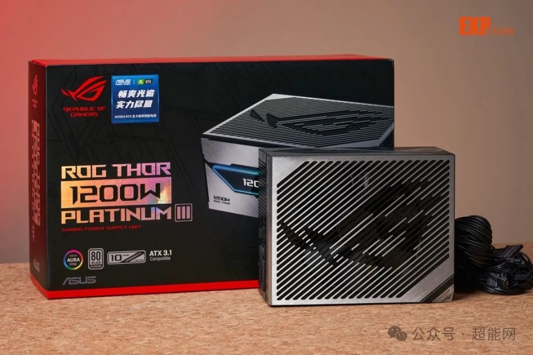 ROG THOR雷神III 1200W电源图赏：利用设计巧思让外观高级感再进一步