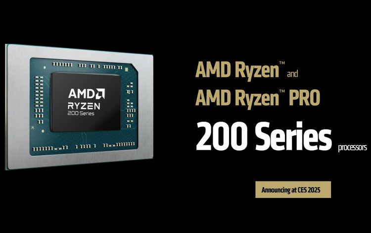 CES丨AMD 发布 Ryzen 200 / 200 Pro 系列处理器，老 Zen 4 架构，有 AI 算力